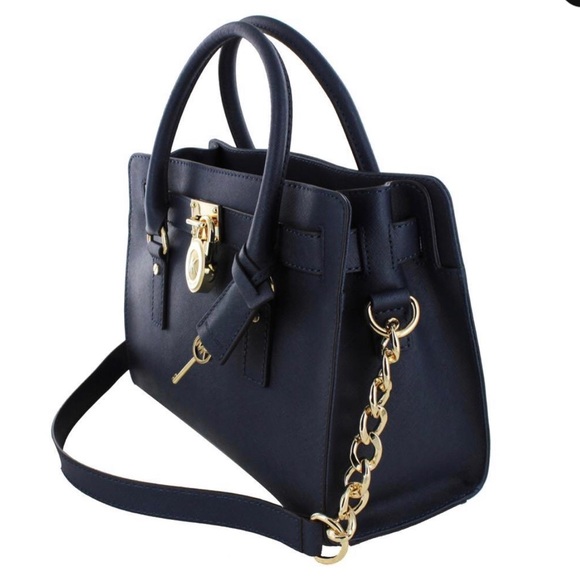 Navy Michael Kors Purse - Picture 2 of 8